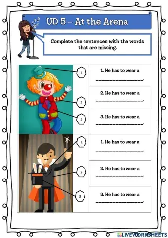 5º UD 5 - At the Arena Ficha 8