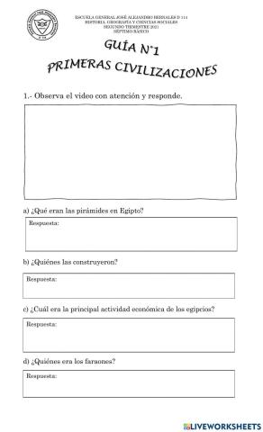 Guía Egipto y Mesopotamia