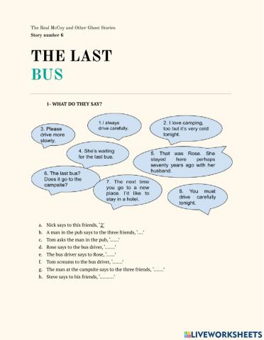 The Last Bus