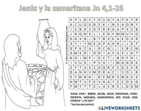 La Samaritana con Jesùs