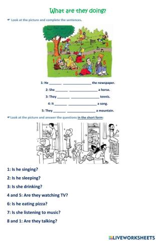 What are they doing?