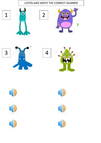 Body parts. monsters