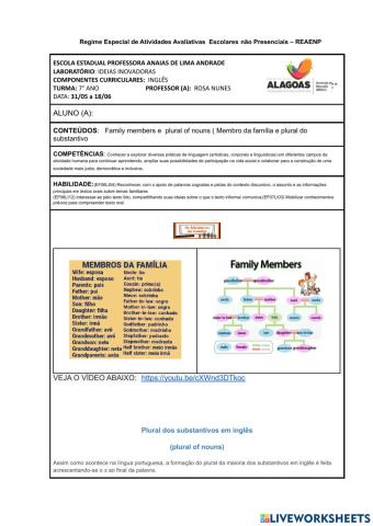 Roteiro 7° ano- 5 quinzena- Anaias