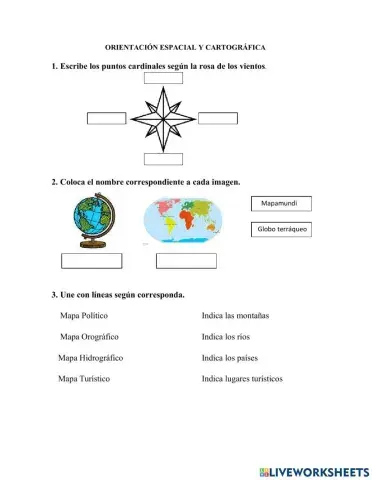 Orientación Espacial y cartográfica