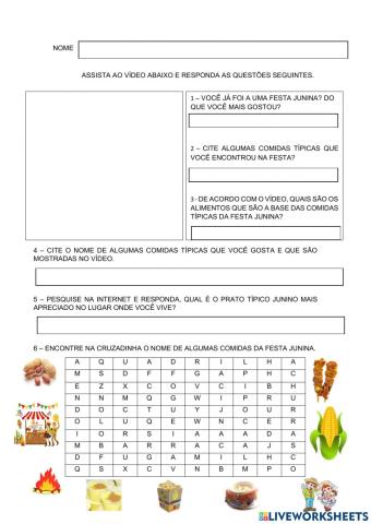 Sequência didática - Festa Junina