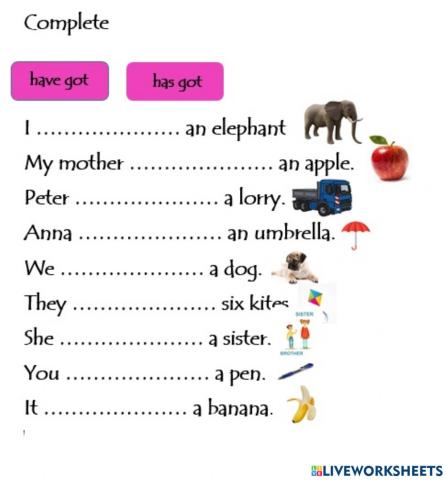 Have got affirmative