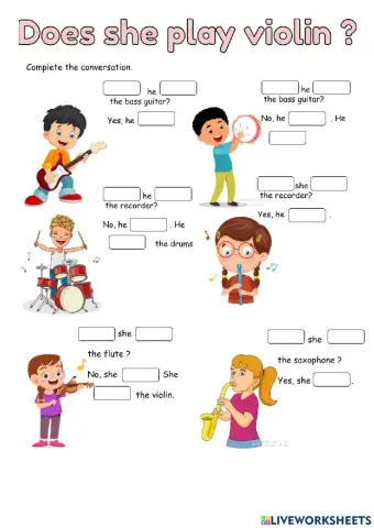 Does she play the guitar ?