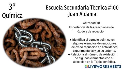 Importancia de las reacciones de óxido y de reducción