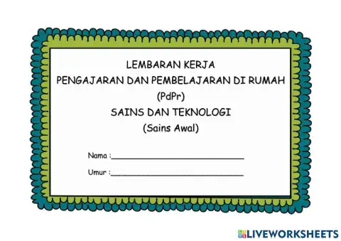 Benda hidup dan bukan benda hidup