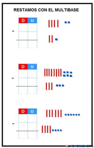 A restar con el multibase