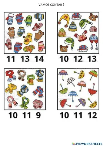 Adição e subtração 1 a 20