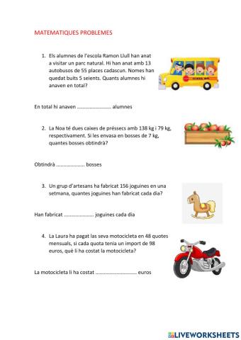 Problemes matematics