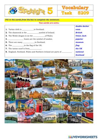 Spotlight 5 Task 5209