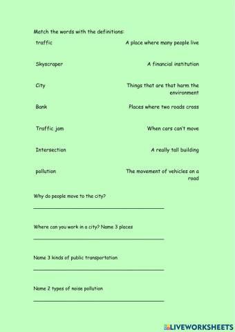 Vocabulary on the street 2