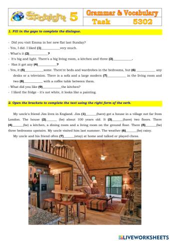 Spotlight 5 Task 5302