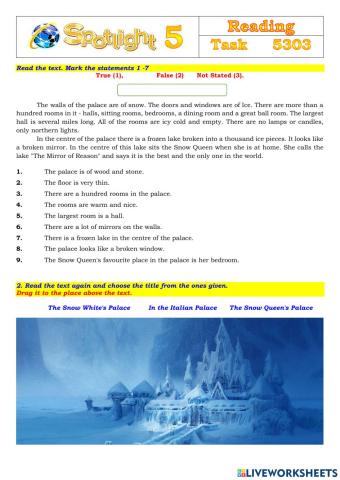 Spotlight 5 Task 5303