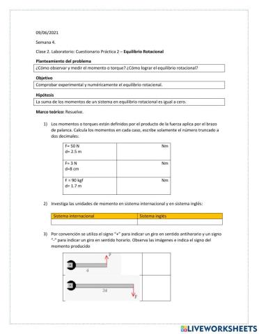 Equilibrio rotacional