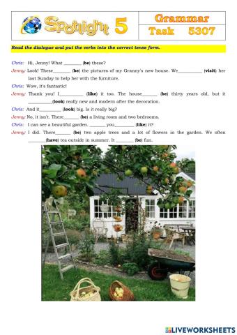 Spotlight 5 Task 5307