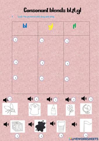 Consonant blends