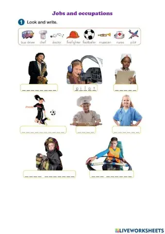 Jobs and occupations