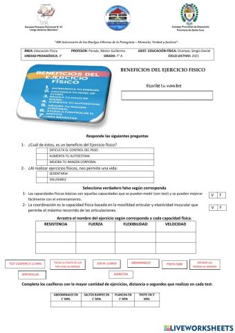 Capacidades fisicas y salud