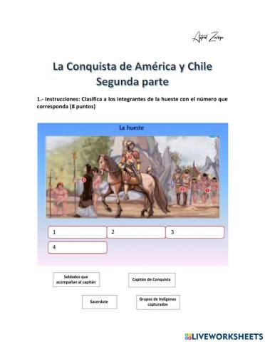 Conquista de América y Chile 2