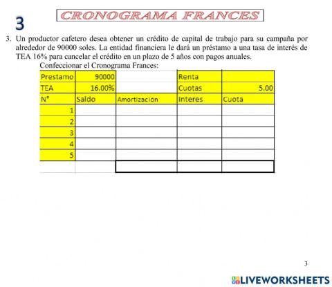 Cronograma Frances 3