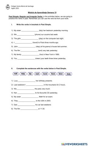 Past Simple Exercises