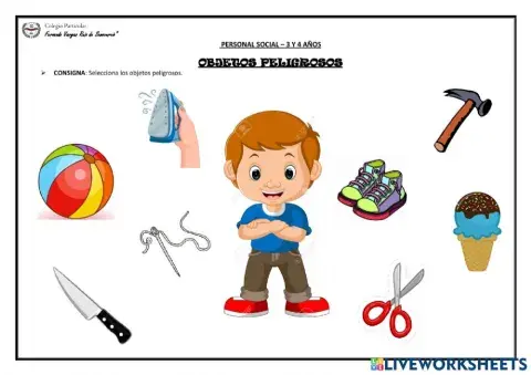 Los objetos peligrosos