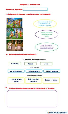 La historia de José