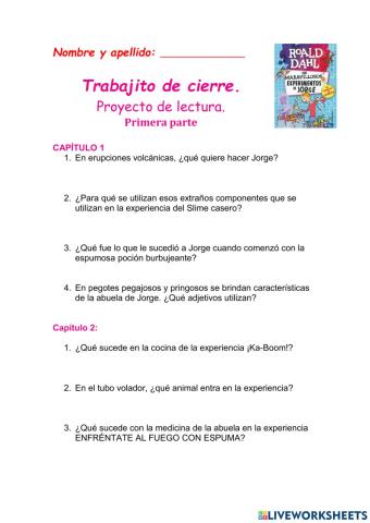 Proyecto de lectura 5to