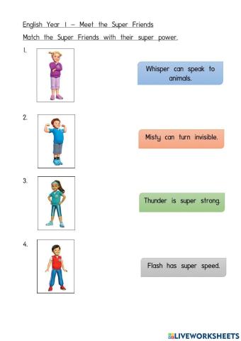 Meet the Super Friends