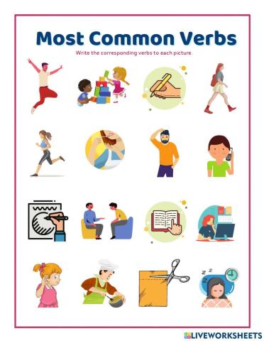 Most Common Verbs
