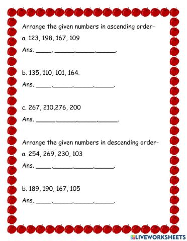 Ascending Descending