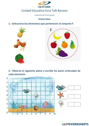 Lección 1 de Matemática Primer parcial