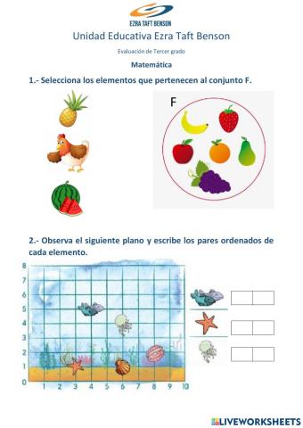 Lección 1 de Matemática Primer parcial