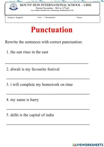 Punctuation