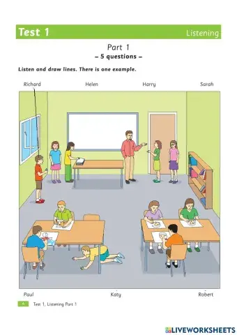 Flyers Practice Tests Plus - Test 1 - Listening