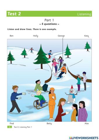 Flyers Practice Tests Plus - Test 2 - Listening