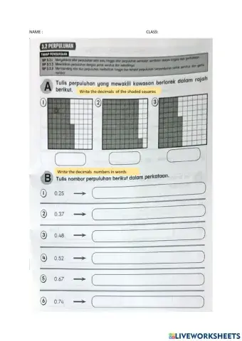 Decimals - perpuluhan