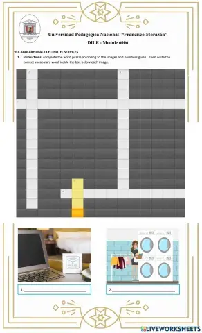 Vocabulary - Hotel Services