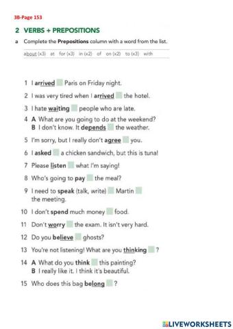 Verbs+Prepositions
