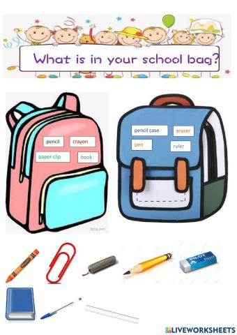 What is in your school bag