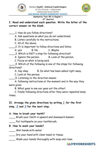 Quiz - 3- English