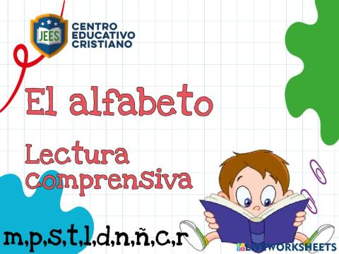 Letras y palabras m p s t l d ñ