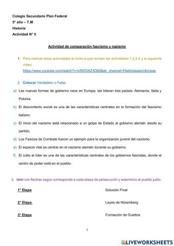 Historia - Fascismos europeos