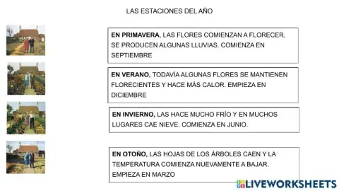 Las estaciones del año