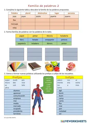 Familia de Palabras 2