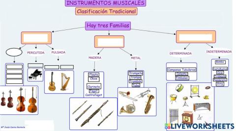 Clasificacion tradicional instrumentos