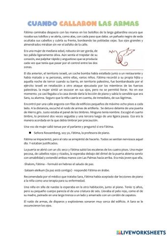 Cuando callaron las armas